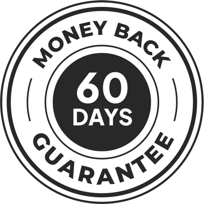60 days money back guarantee badge